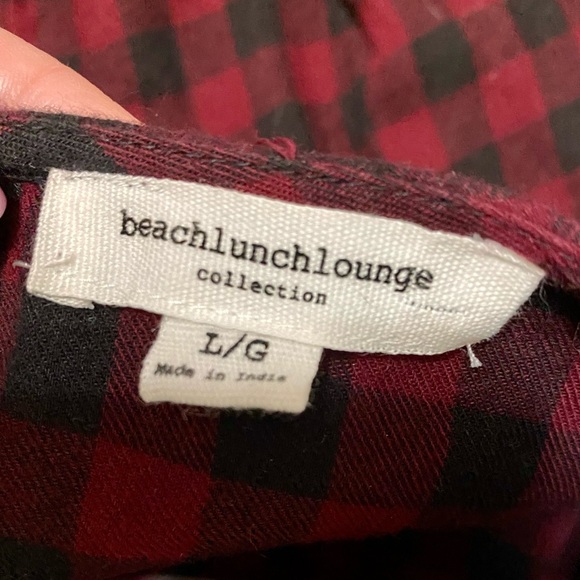 Buffalo plaid blouse with great sleeves!! - Picture 5 of 5